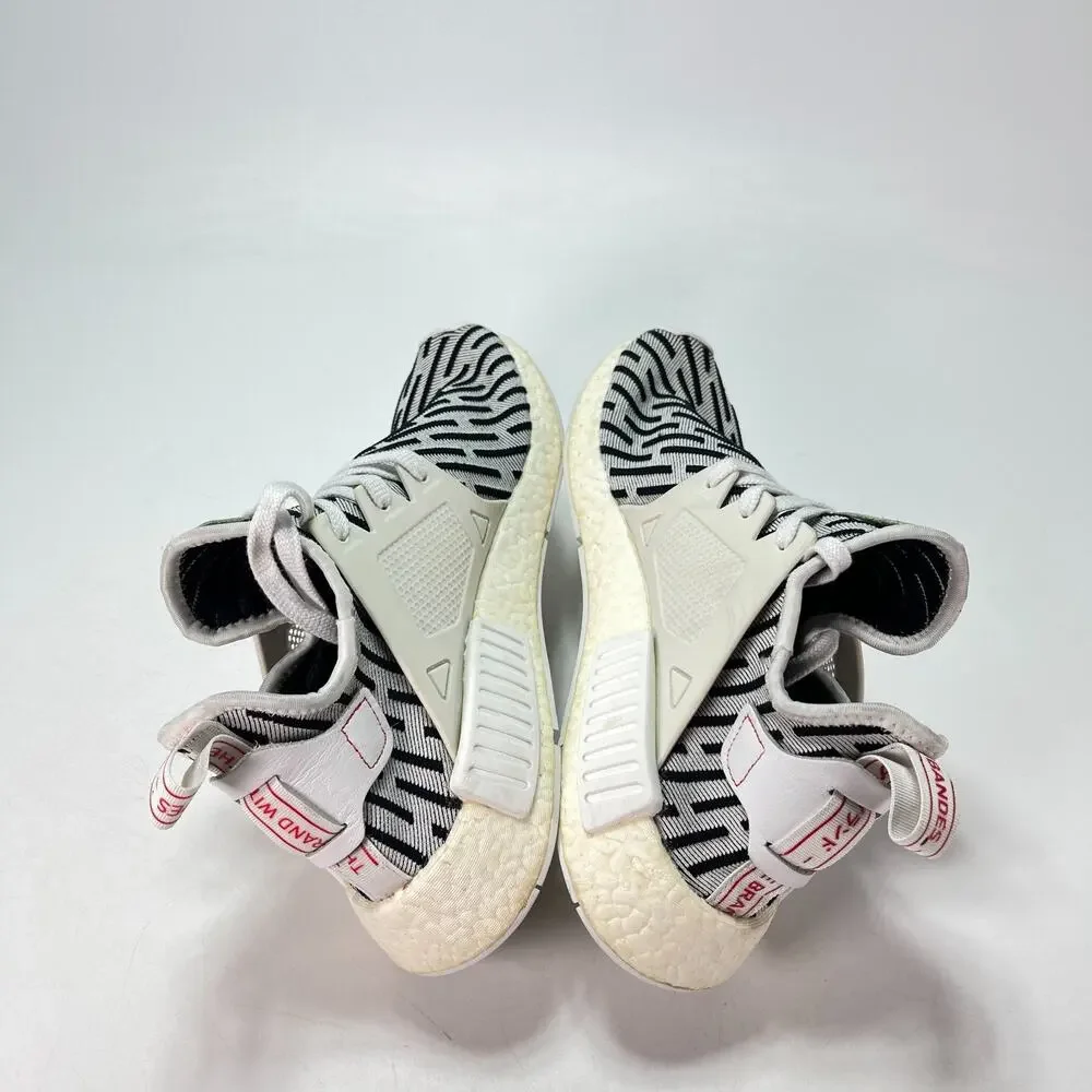 adidas NMD XR1 Primeknit Zebra Casual Lifestyle Sneakers BB2911 Men's Size 8.5